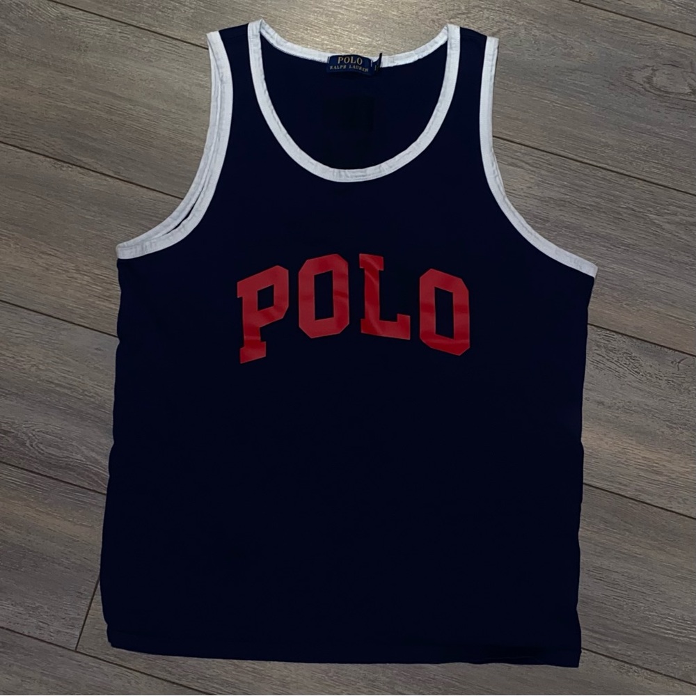 Ralph Lauren Navy Blue Tank Top